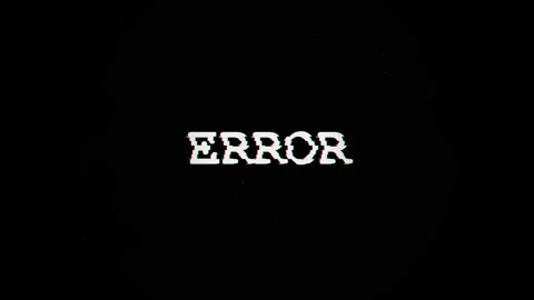 Error text 4K Digital glitch Stock Footage 336853928