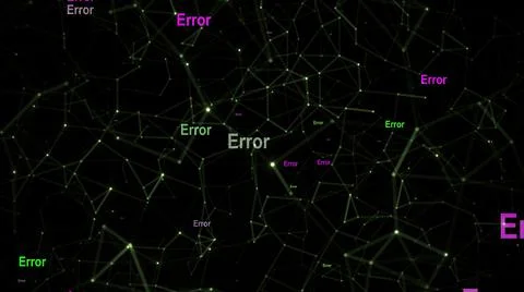 Error text against abstract  background Stockillustratie