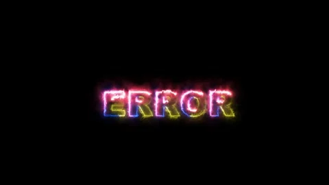 Error Text Stock Footage 318899091