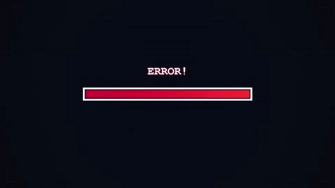 Error text graphic motion Sci-fi digital interface with loading text and pr.. Stock Footage 336879211