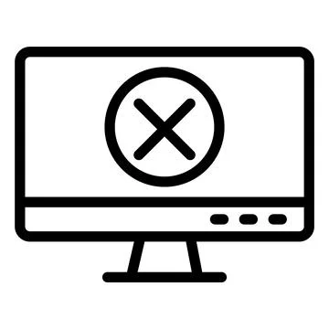Error Vector Icon Design Illustration Stockillustratie