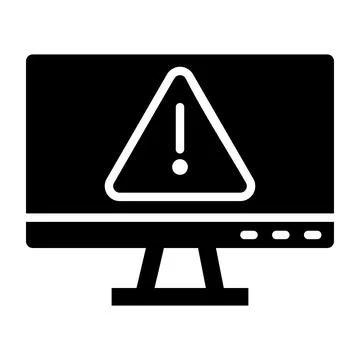 Error Vector Icon Design Illustration Stock Illustration