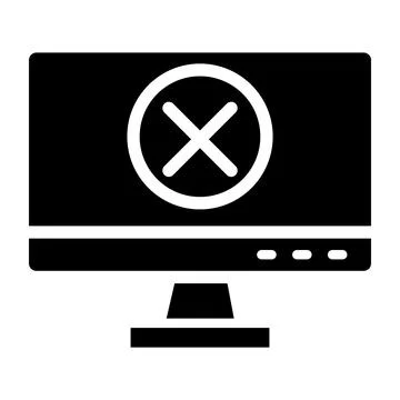 Error Vector Icon Design Illustration Stock Illustration