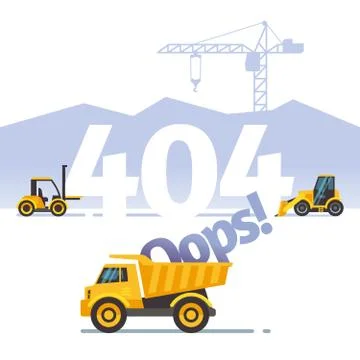 Error vector not found web page concept Stock Illustration