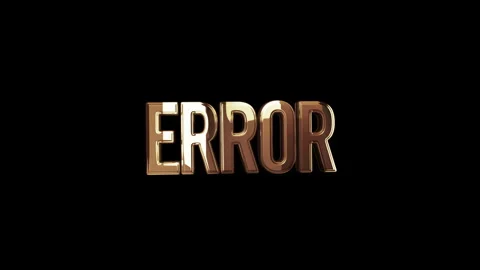 Error warning metal symbol loop rotating Stock Footage 323928943