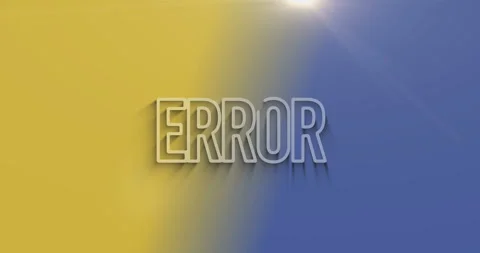 Error warning symbol 3d with shadow Stock Footage 323928977