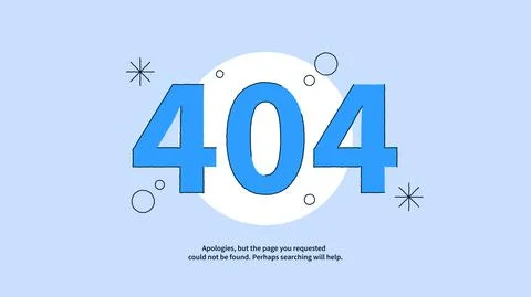 Error Web Page Concept Stock Illustration