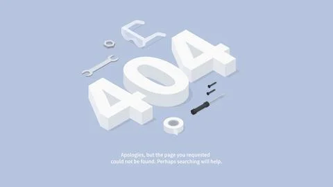 Error Web Page Concept Illustrazione stock