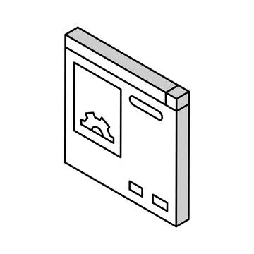 Errors report isometric icon vector illustration Stock Illustration