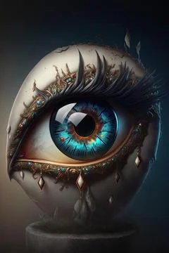 Ersatz eye Stock Illustration