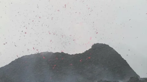 Erupting Stock Footage 42260584