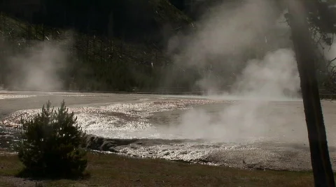 Erupting geyser Stock Footage 82658
