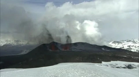 Eruption 2 Stock Footage 8928850