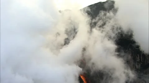 Eruption 4 Stock Footage 8928984