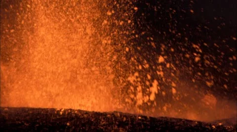 Eruption 5 Stock Footage 8928961