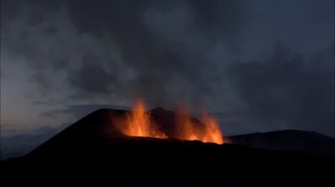 Eruption 6 Stock Footage 8928945