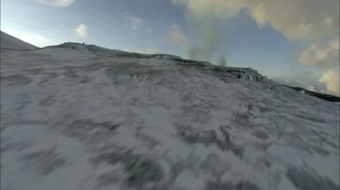 Eruption Aerial 2 Stock Footage