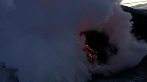 Eruption Aerial 6 Stock Footage 8928894