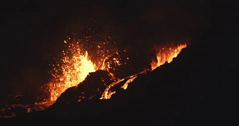 Eruption in Iceland 2021 Stock Footage 151420871