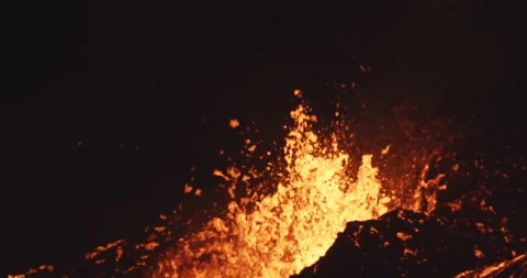Eruption in Iceland 2021 Stock Footage 151421035