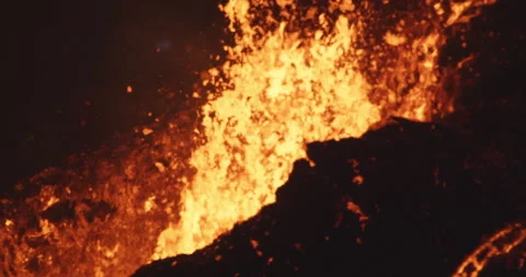 Eruption in Iceland 2021 Stock Footage 151421792