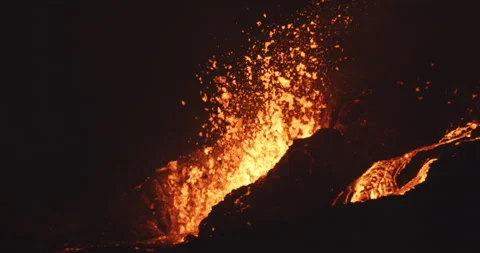 Eruption in Iceland 2021 Stock Footage 151422164