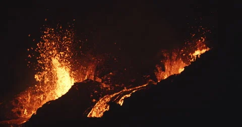 Eruption in Iceland 2021 Stock Footage 151422294