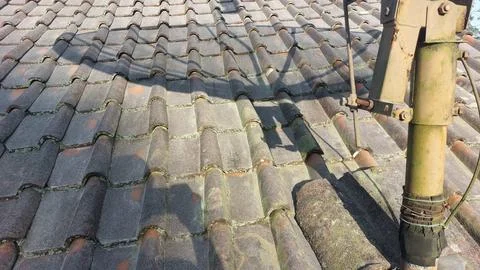 The eruption of Mount Merapi Stock Photos