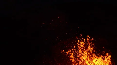 Eruption strokes in 4xslomo Stock Footage 341508126