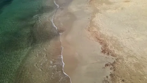 Es Canar beach in Ibiza, Spain Stock Footage 201603883