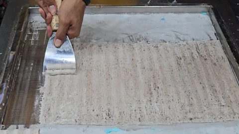 Es cream roll Stock Footage 317565806