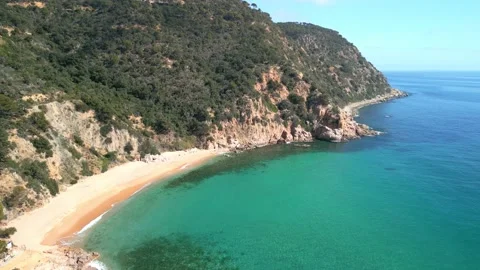 Es Dofinet de Terra Punta Dels Canyerets Rosamar aerial images of the Vidéo 237152379