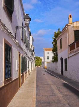 Es mercadal on minorca Stock Photos