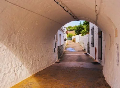 Es mercadal on minorca Stock Photos