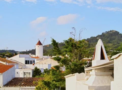 Es mercadal on minorca Stock Photos