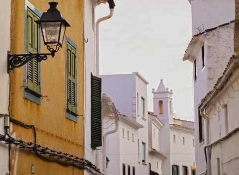 Es mercadal on minorca Stock Photos