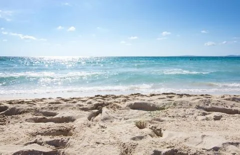 Es Trenc beach Stock Photos