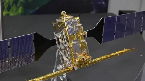 ESA monitors the launch of Sentinel-1D in Kourou from Germany, Darmstadt, DE - 0 Stock Footage 320498974