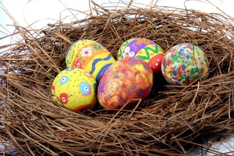 Esater Eggs Stock Photos