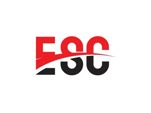 ESC initial letter logo design vector template. creative symbol for corpora.. 스톡 일러스트