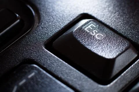 Esc Key on Keyboard Stock Photos