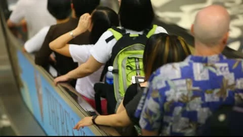 Escalator 2 Video stock 11132278