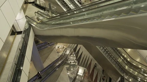Escalator 3 Stock Footage 113436830
