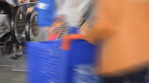 Escalator Accessibility Stock Footage 49953175