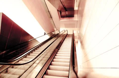 Escalator architecture Foto stock