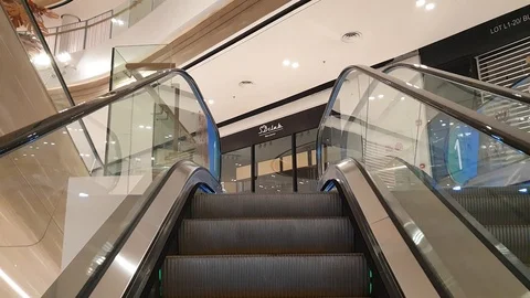 Escalator ascending Stock Footage 115466322