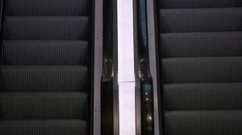 Escalator close front abstract Stock Footage 46639277