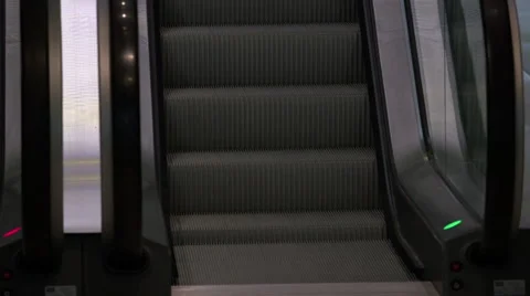 Escalator close up without people 스톡 동영상 46638956