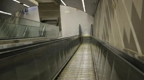 Escalator down Video stock 20465484
