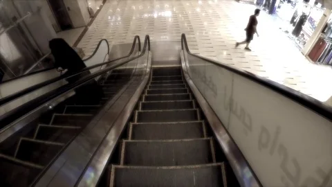 Escalator End 库存影片 79784853